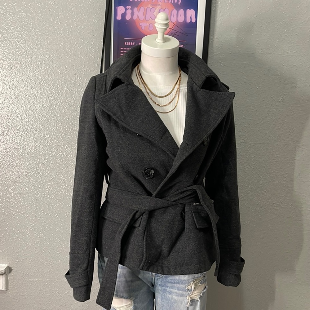 Large gray jacket by Maralyn & Me